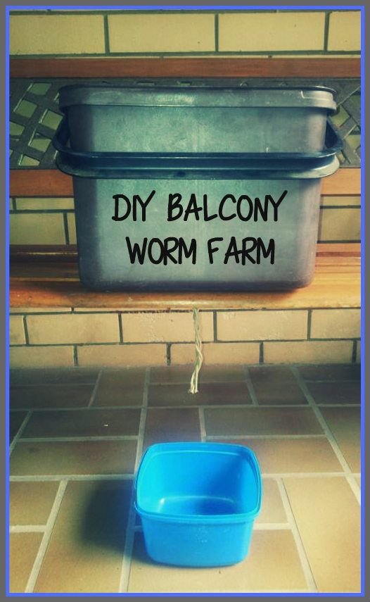 How to make your own Worm Farm (Hint: It's cheap, portable and balcony friendly!) - The Urban Ecolife