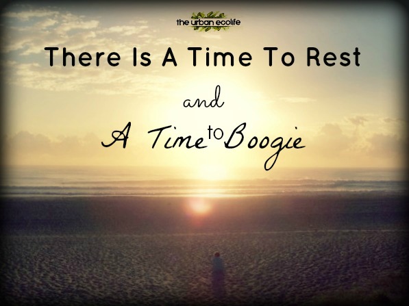 There is a time to rest and a time to boogie - The Urban Ecolfie