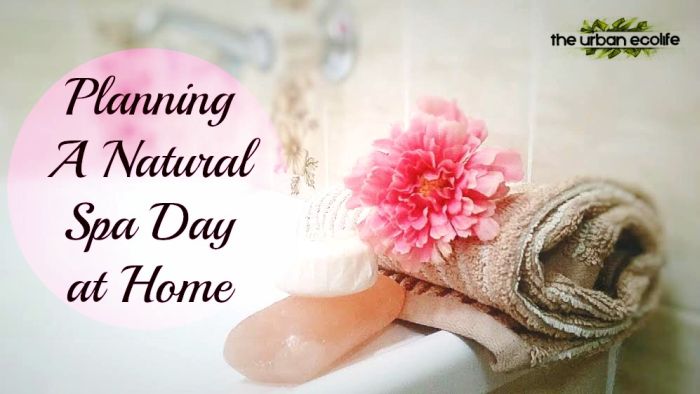  Planning a Natural Spa Day at Home (The Urban Ecolife)